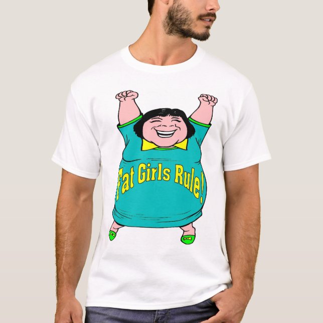 Camiseta Regra de Moças Gordas (Frente)