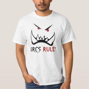 Camiseta Regra de Orcs, t-shirt do monstro