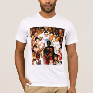 Camiseta Regra de ouro (faça até outro) por Norman Rockwe