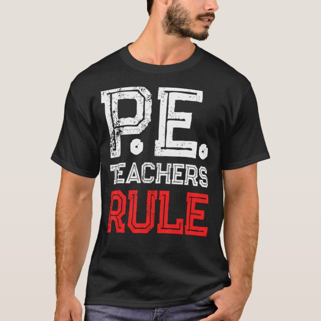 Camiseta Regra de Professores de Educação Física PE (Frente)