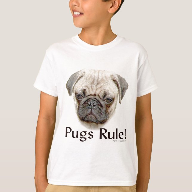 Camiseta Regra de Pugs (Frente)