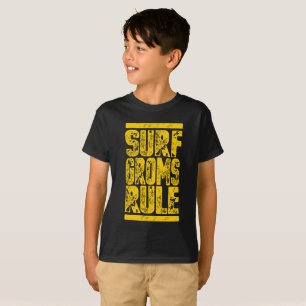 Camiseta Regra de surfs!!! (amarelo)