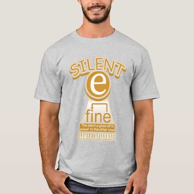 Camiseta Regra de Telefonia em Inglês e Silencioso (Frente)