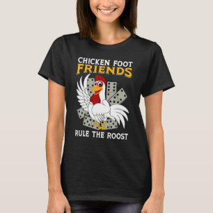 Camiseta Regra do Amigo de Galinha Dominó Mexicano