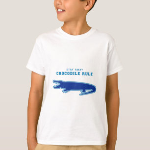 Camiseta Regra do Crocodilo (Azul)