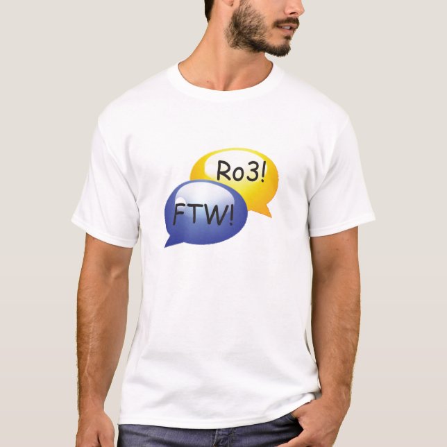 Camiseta Regra do T de 3 homens (Frente)