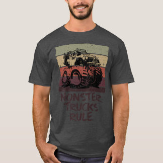 Camiseta Regra dos Caminhões Monstros - Caminhão Monstrado 