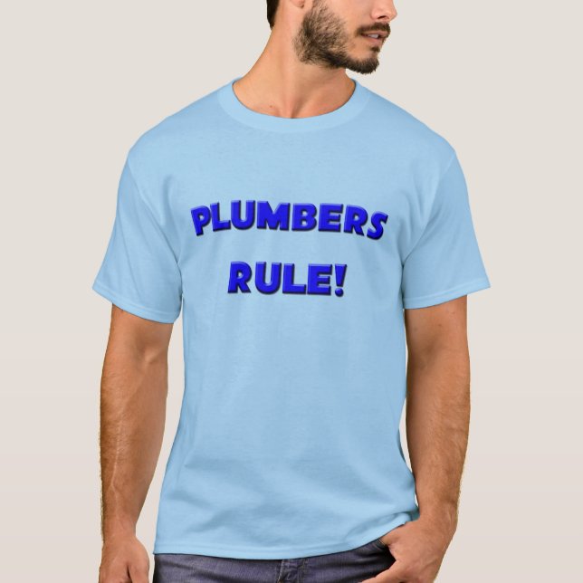 Camiseta Regra dos canalizador! (Frente)