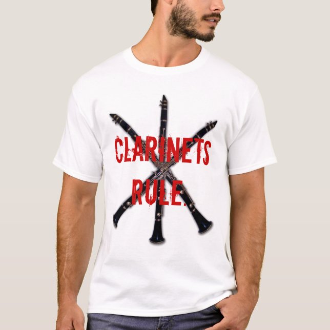 Camiseta Regra dos clarinetes (Frente)