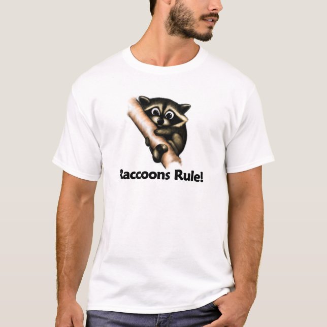 Camiseta Regra dos guaxinins! (Frente)