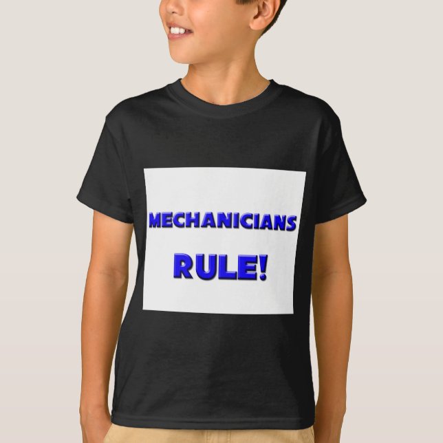 Camiseta Regra dos Mechanicians! (Frente)