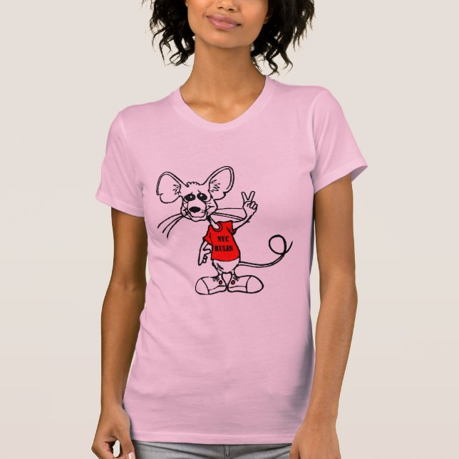 CAMISETA REGRA DOS RATOS DA CIDADE DE NYC (Frente)