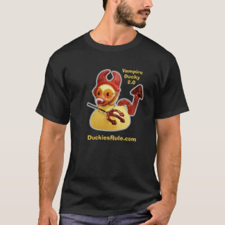 Camiseta Regra Ducky do vampiro 2,0 Duckies (t-shirt preto)