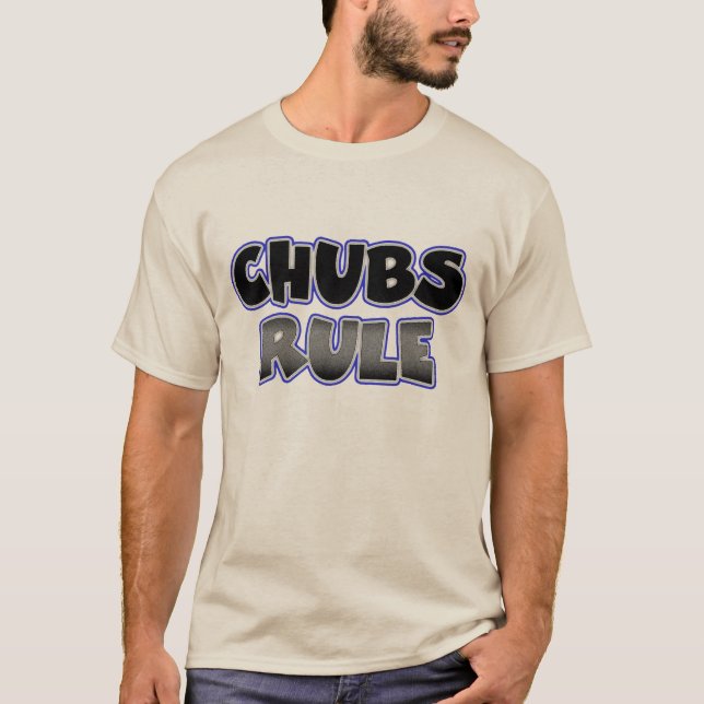 Camiseta Regra gay Chubby Chaser Chubs (Frente)