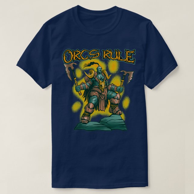 Camiseta Regra Orcs (Frente do Design)