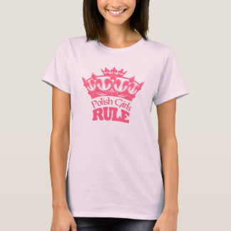 Camiseta Regra polonesa das meninas