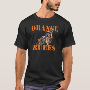 Camiseta Regras alaranjadas