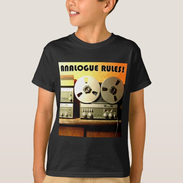 Camiseta Regras análogas (Frente)