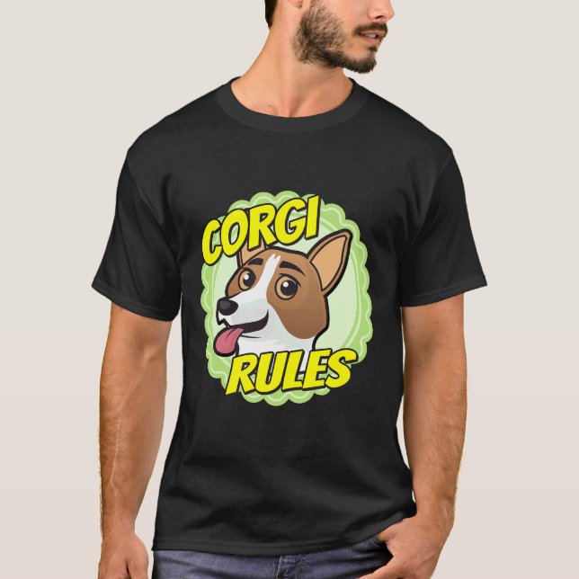 Camiseta Regras Corgi (Frente)