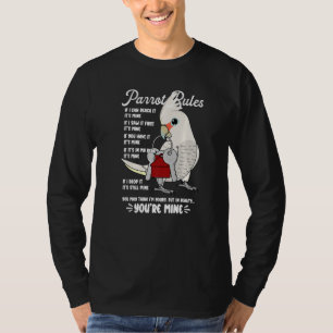 Camiseta Regras da Casa de Papagaios É Minha Eu Goffins Coc