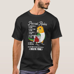 Camiseta Regras da Casa de Papagaios É Minha I Caique-de-ba