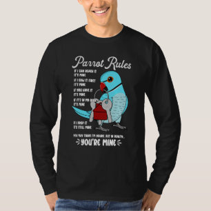 Camiseta Regras da Casa de Papagaios É Minha I Ringneck Ind