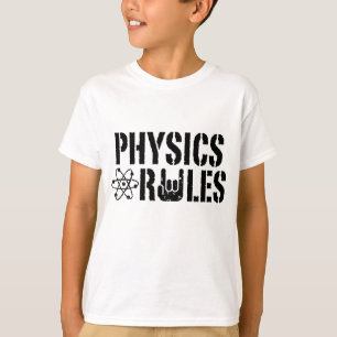 Camiseta Regras da física