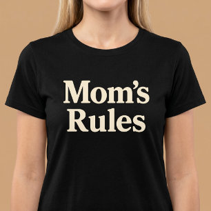 Camiseta Regras da Mamãe