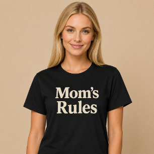 Camiseta Regras da Mamãe