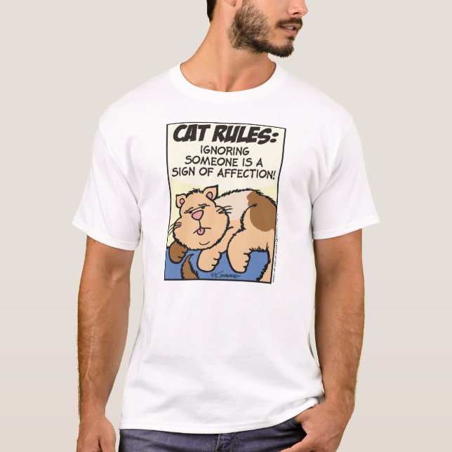 Camiseta Regras de Cat: Ignorando Alguém... (Frente)