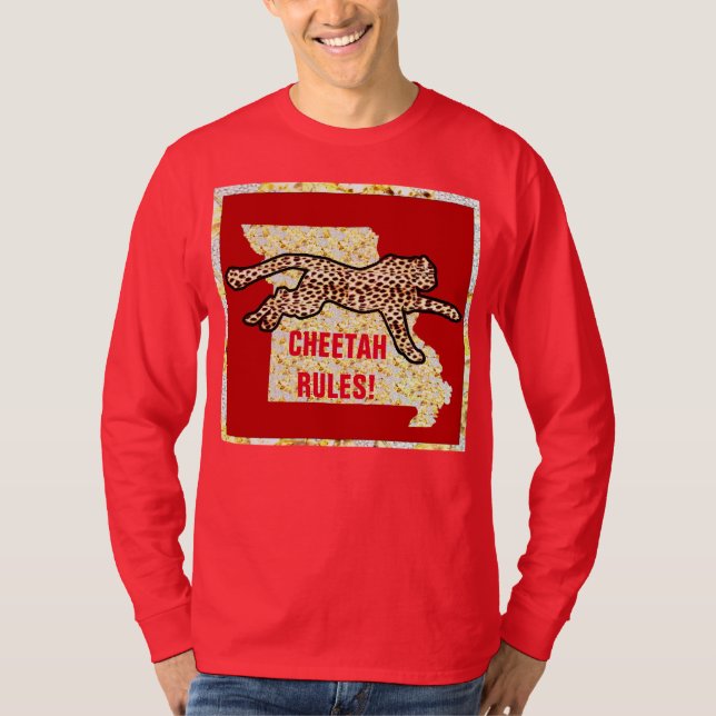CAMISETA REGRAS DE CHEETAR! (Frente)