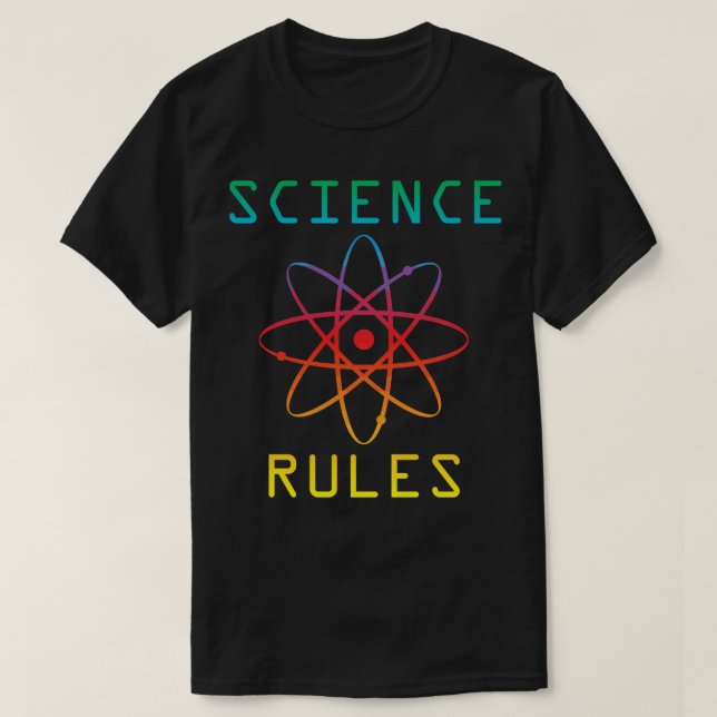Camiseta Regras de Ciência (Frente do Design)