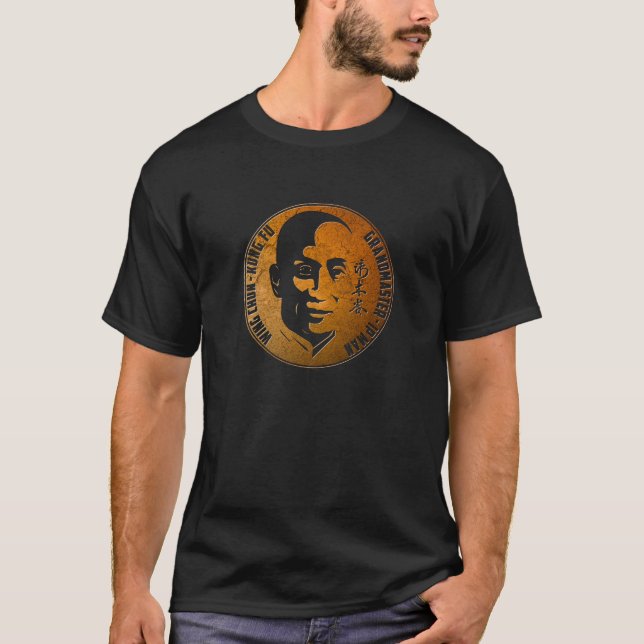 Camiseta Regras de Conduta da Wing Chun do Ip Man (Frente)