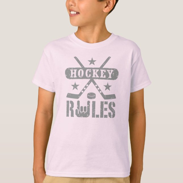 Camiseta Regras de Hóquei (Frente)