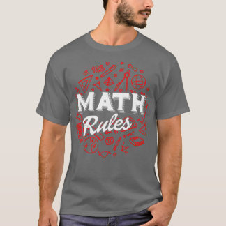 Camiseta Regras de matemática