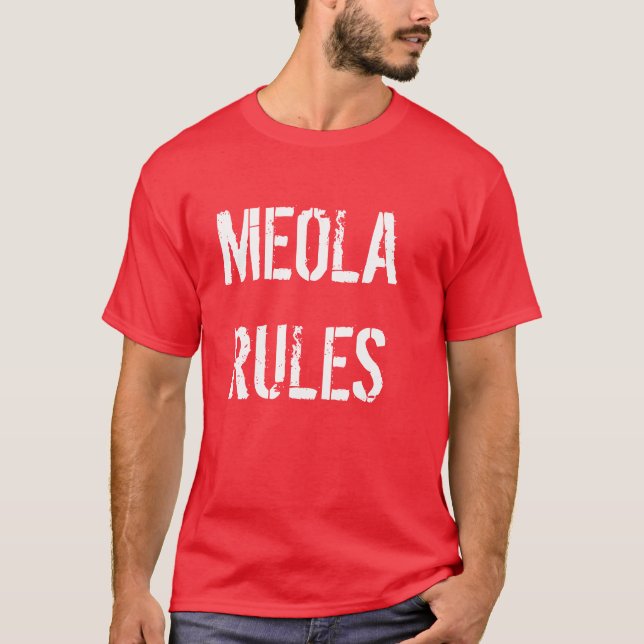 Camiseta Regras de Meola (Frente)
