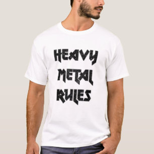 Camiseta Regras de Metal Pesado