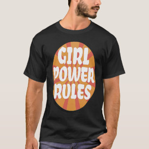 Camiseta Regras de Poder para Meninas Positividade Igualdad