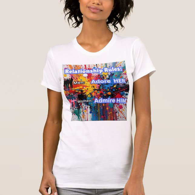 Camiseta Regras de Relacionamento (Frente)