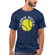 Camiseta "Regras de Tênis para a Perfusão Esportiv