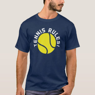 Camiseta "Regras de Tênis para a Perfusão Esportiv