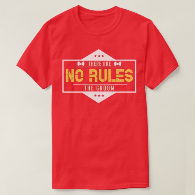 Camiseta Regras do noivo 2 (Frente do Design)