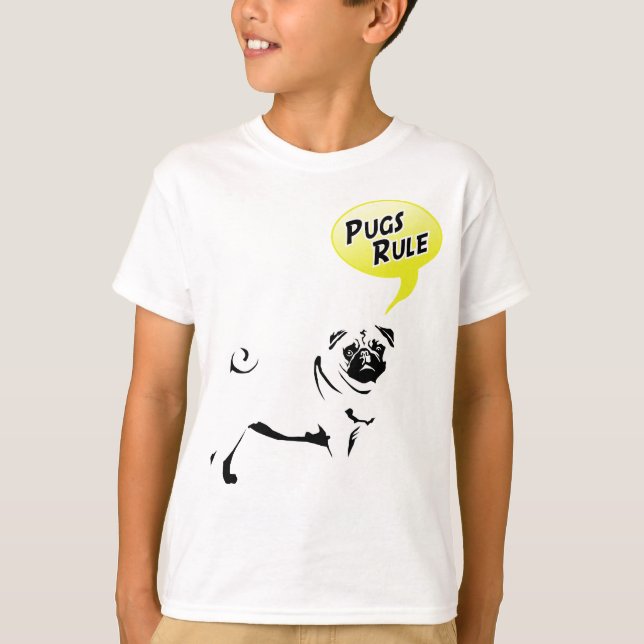 Camiseta Regras do Pug (Frente)
