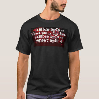 Camiseta Regras do zombi