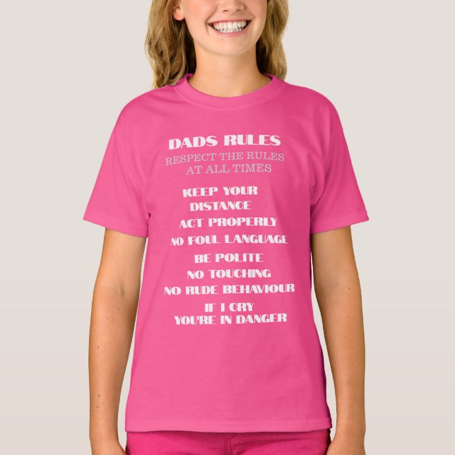 CAMISETA REGRAS PAIS (Frente)
