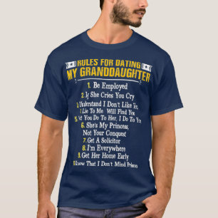 Camiseta Regras Para O Namorando Minha Família Divertida D