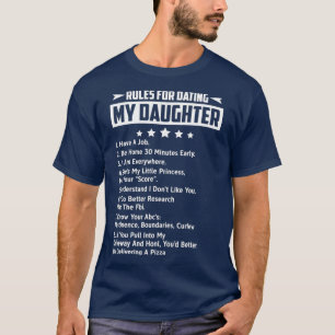 Camiseta Regras Para O Namorando Minha Filha