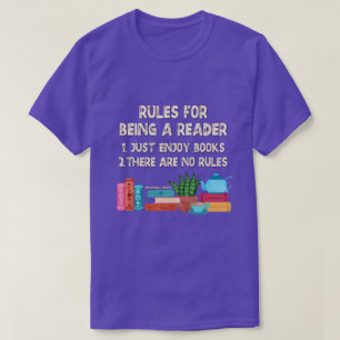Camiseta Regras Para Ser Leitor