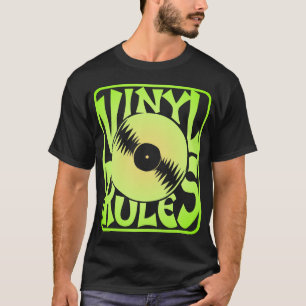 Camiseta Regras verdes do vinil, aprovação?
