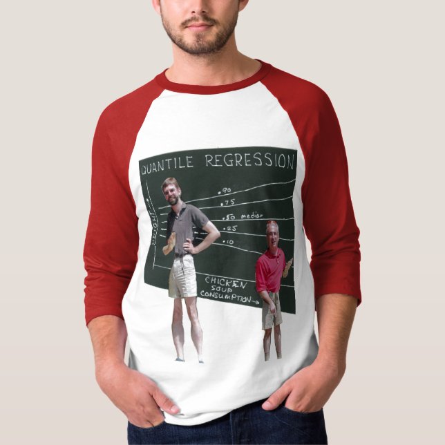 Camiseta regressão do quantile (Frente)